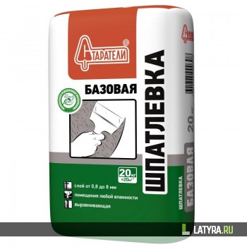 Шпатлевка цементная Старатели Базовая 20 кг