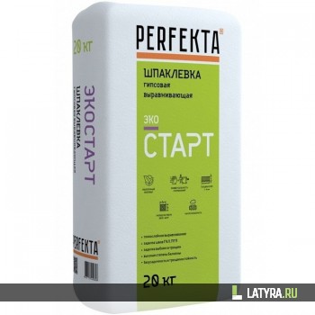 Шпатлевка гипсовая Perfekta Экостарт 20 кг