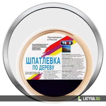 Шпатлевка акриловая по дереву Текс Ре-файн Береза 0,25 кг