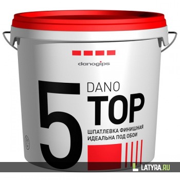 Шпатлевка финишная полимерная Danogips Dano Top 5 3,5 л