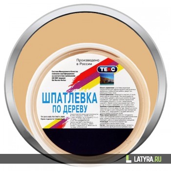 Шпатлевка акриловая по дереву Текс Ре-файн Бук 0,75 кг