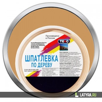 Шпатлевка акриловая по дереву Текс Ре-файн Махагон 0,75 кг