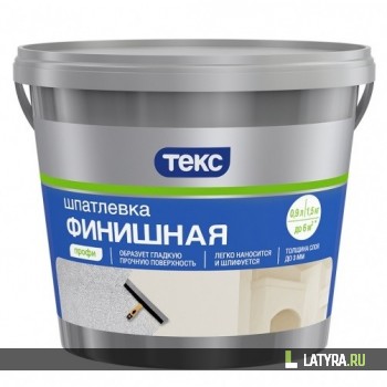 Шпатлевка латексная финишная Текс Профи 1,5 кг