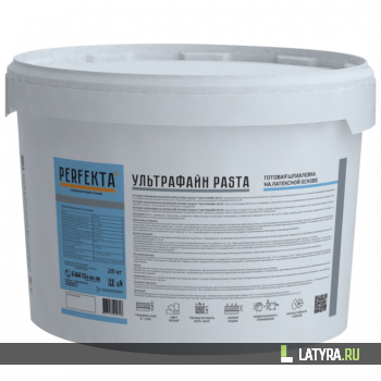 Готовая шпатлевка Perfekta Ультралайн Pasta на латексной основе 28 кг