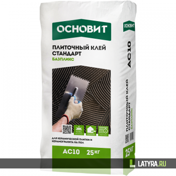 Клей для плитки Основит Базпликс AC10 25 кг