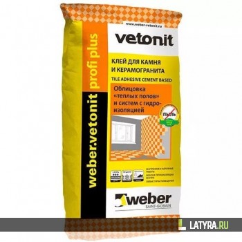 Клей для плитки Weber.Vetonit Profi Plus 25 кг