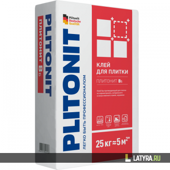 Клей для плитки Plitonit В экспресс быстротвердеющий 25 кг