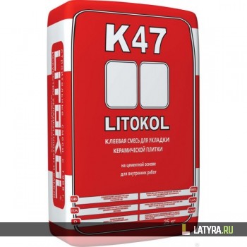 Клей для плитки Litokol Litoplus K47 25 кг