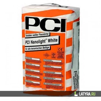 Клей для плитки BASF PCI Nanoligh белый 15 кг