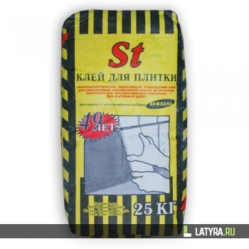 Клей Русеан St для плитки 25 кг