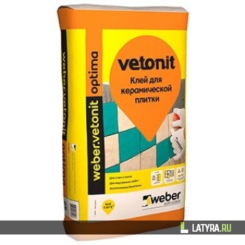 Клей для плитки Weber.Vetonit Optima 25 кг