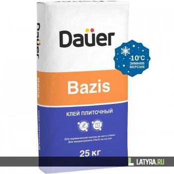 Клей для плитки Dauer Bazis Зима 25 кг