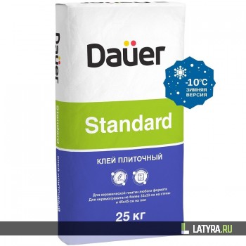 Клей для плитки Dauer Standard Зима 25 кг