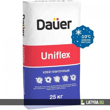 Клей для плитки Dauer Uniflex Зима 25 кг