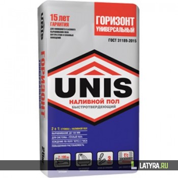 Пол наливной Unis Горизонт Универсальный 20 кг