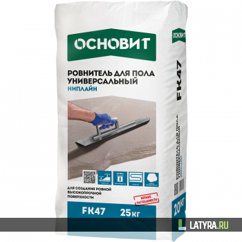 Ровнитель для пола Основит Ниплайн FK47 универсальный 25 кг