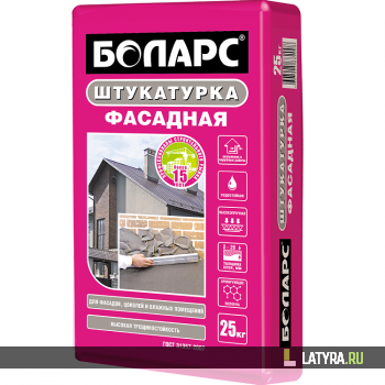 Штукатурка фасадная Боларс 25 кг