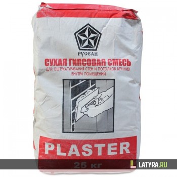 Штукатурка гипсовая Русеан Plaster 30 кг