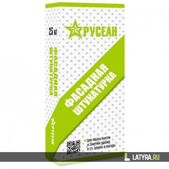 Штукатурка цементная фасадная Русеан 25 кг