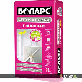 Штукатурка гипсовая Боларс Base 30 кг