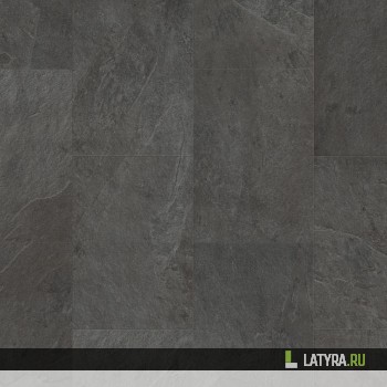 Виниловый пол Quick Step LVT Сланец чёрный AMCL40035
