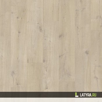 Виниловый пол Quick Step LVT Дуб хлопковый бежевый PUCL40103