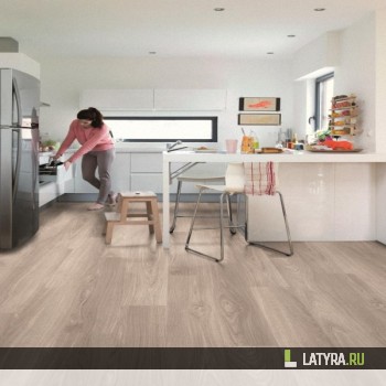 Ламинат Clixfloor Дуб серый серебристый