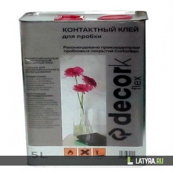 Контактный клей для пробки Decor Flex 5л