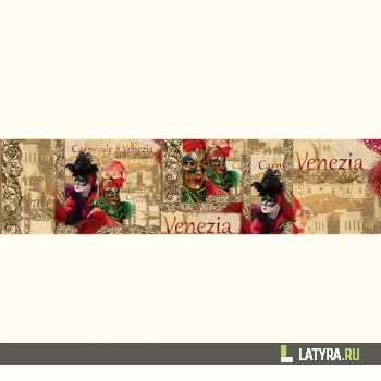 Фартук кухонный МДФ Апласт Карнавал 2440х1220х3 мм