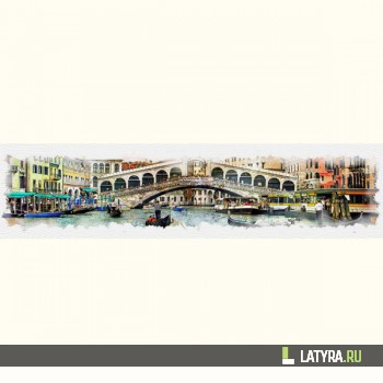 Фартук кухонный МДФ Апласт Мост 2440х1220х3 мм