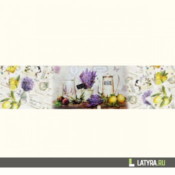 Фартук кухонный МДФ Апласт Прованс 2440х1220х3 мм