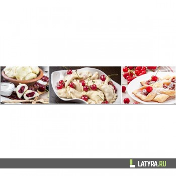 Фартук кухонный МДФ Апласт Вареники 2800х610х6 мм