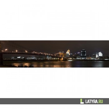 Интерьерная панель ХДФ Элит Мегаполис №1 2440х610х3 мм