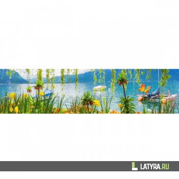 Интерьерная панель ХДФ Элит Озеро №2 2440х610х3 мм
