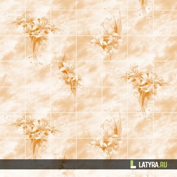 Стеновая панель ХДФ Апласт Букет цветов Орхидея 2440х1220х3 мм