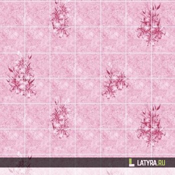 Стеновая панель ХДФ Апласт Лилия Розовый 2440х1220х3 мм