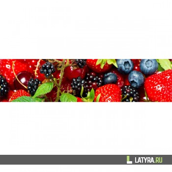 Интерьерная панель ХДФ Элит Ягодный микс №1 2440х610х3 мм