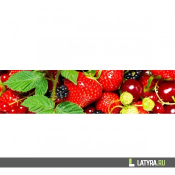 Интерьерная панель ХДФ Элит Ягодный микс №2 2440х610х3 мм