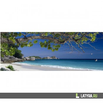 Фартук цветной ХДФ Апласт Остров 2070х695х3 мм