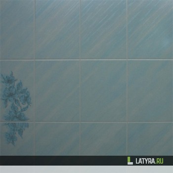 Листовая панель Голубая Лилия плитка 15х20
