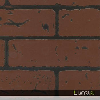 Листовая панель Кирпич Браун 6 мм