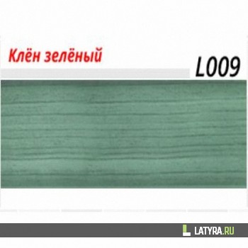 Плинтус Лайн-Пласт Зеленый Клен L009