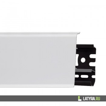 Плинтус ПВХ ARBITON INDO 40 Белый Мат 