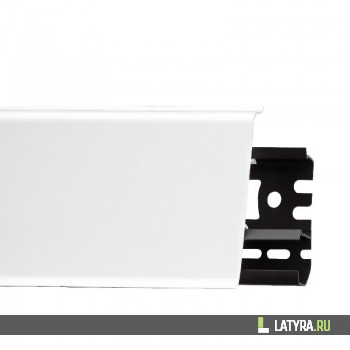 Плинтус ПВХ ARBITON INDO 01 Белый блеск 