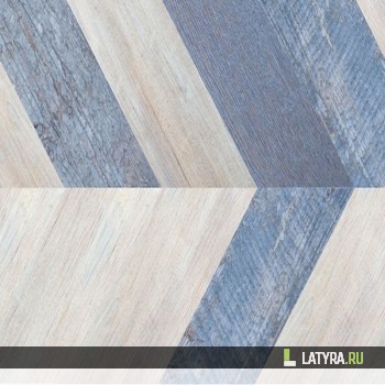 Напольная пробка Chevrone Blue (клеевая)