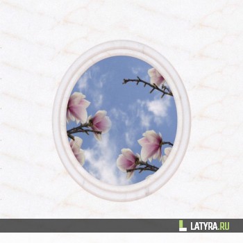 Потолок ПВХ Апласт Магнолия 2500х2000х9 мм