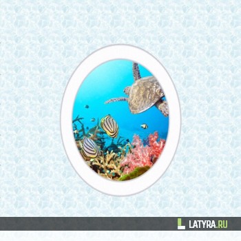 Потолок ПВХ Апласт Карибы 1800х1500х9 мм