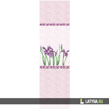 Стеновая панель ПВХ Novita 3D Индиго (узор) 250х2700х9 мм