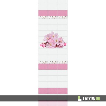 Стеновая панель ПВХ Novita Light 3D Нежность (узор) 250х2700х8 мм