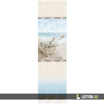 Стеновая панель ПВХ Novita Light 3D Романтика Light №1 (узор) 250х2700х8 мм